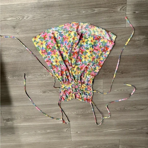 SHEIN Multicolor Floral Mini Dress. Petite Small. Worn once. - Picture 6 of 7